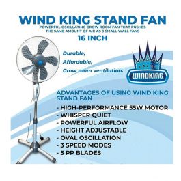 Wind King 16" wall fan 